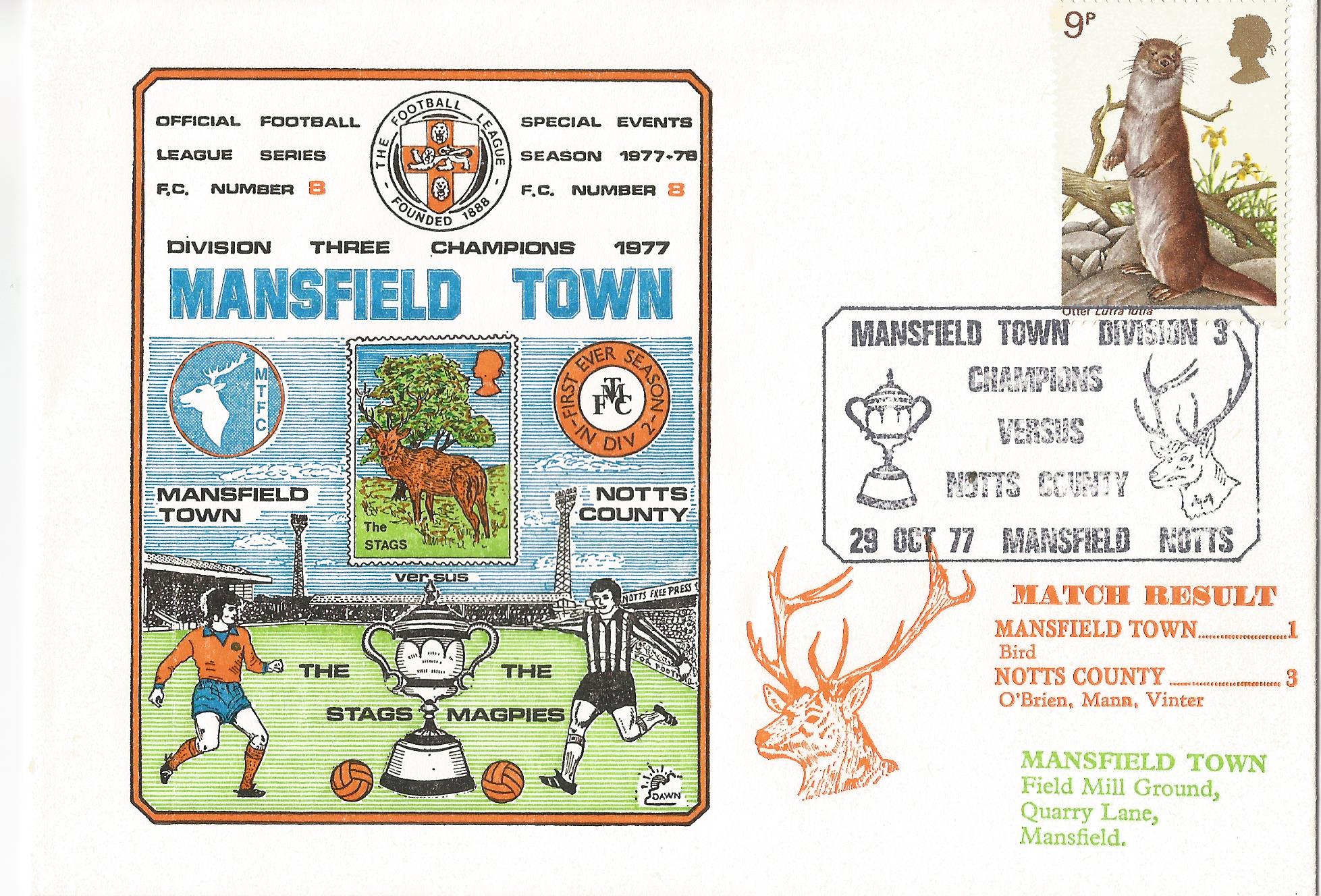 Mansfield Town Division 3 Champions versus Notts County Mansfield Notts_3423