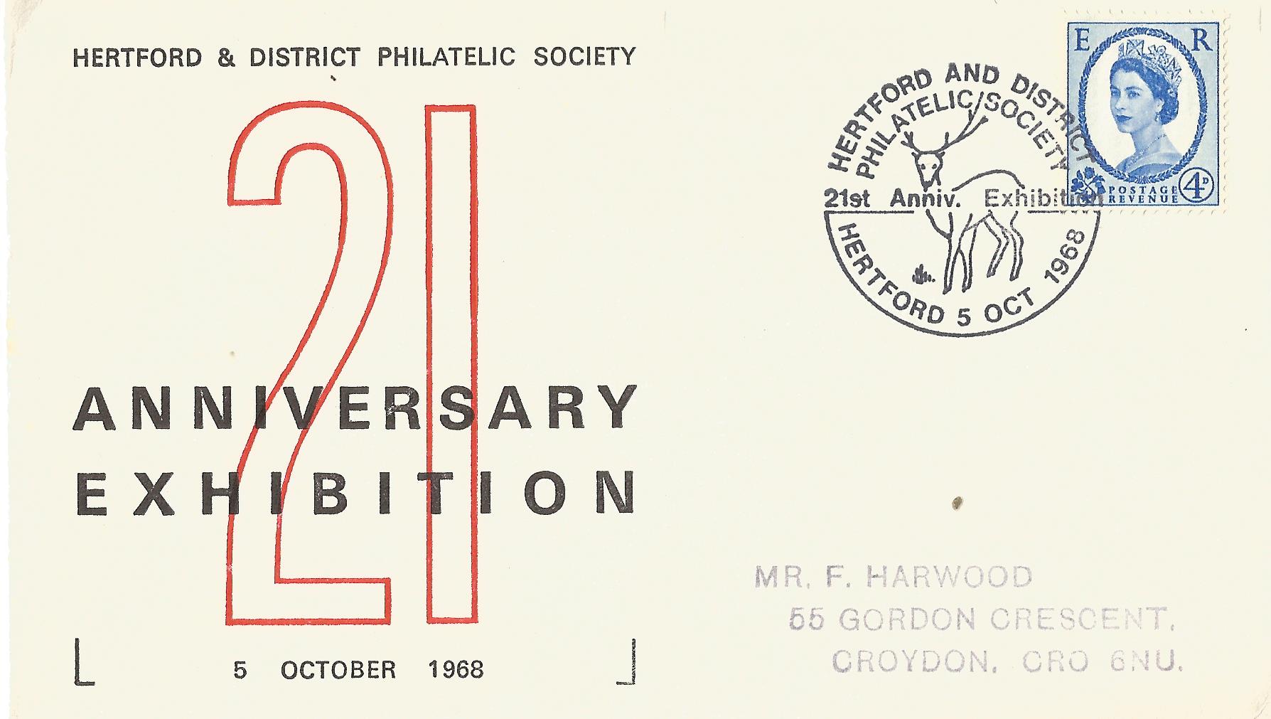 Hertford and District Philatelic Society 21st Anniv Exhibition Hertford_922