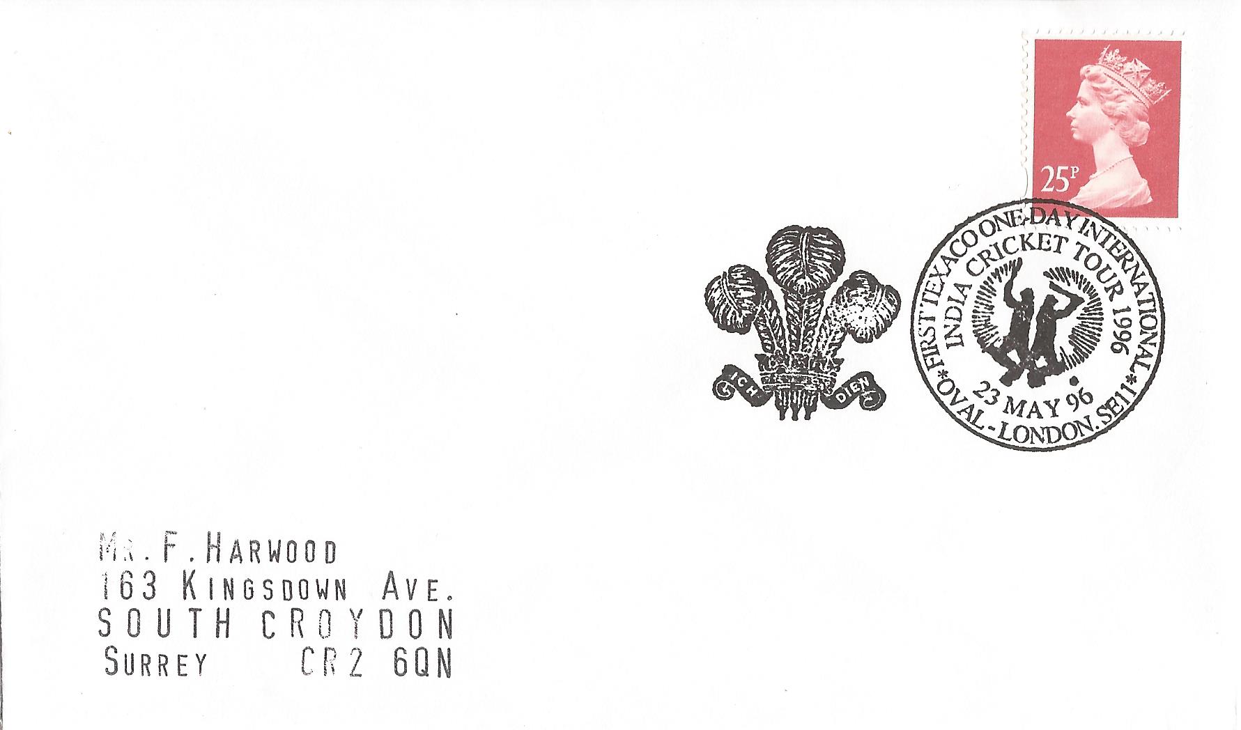 First Texaco One Day International India Cricket Tour 1996 Oval London SE11_10013