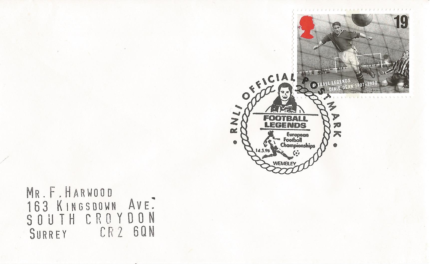 RNLI Official Postmark Football Legends European Football Championships Wembley_10055