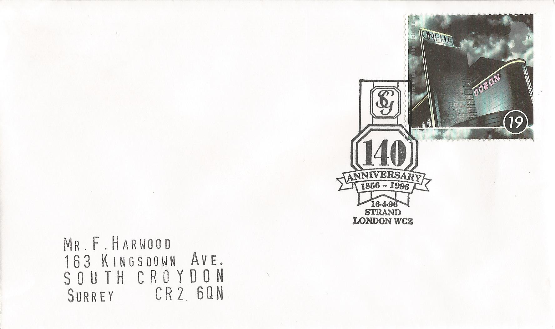 SG 140 Anniversary 1856 - 1996 Strand London WC2_9967