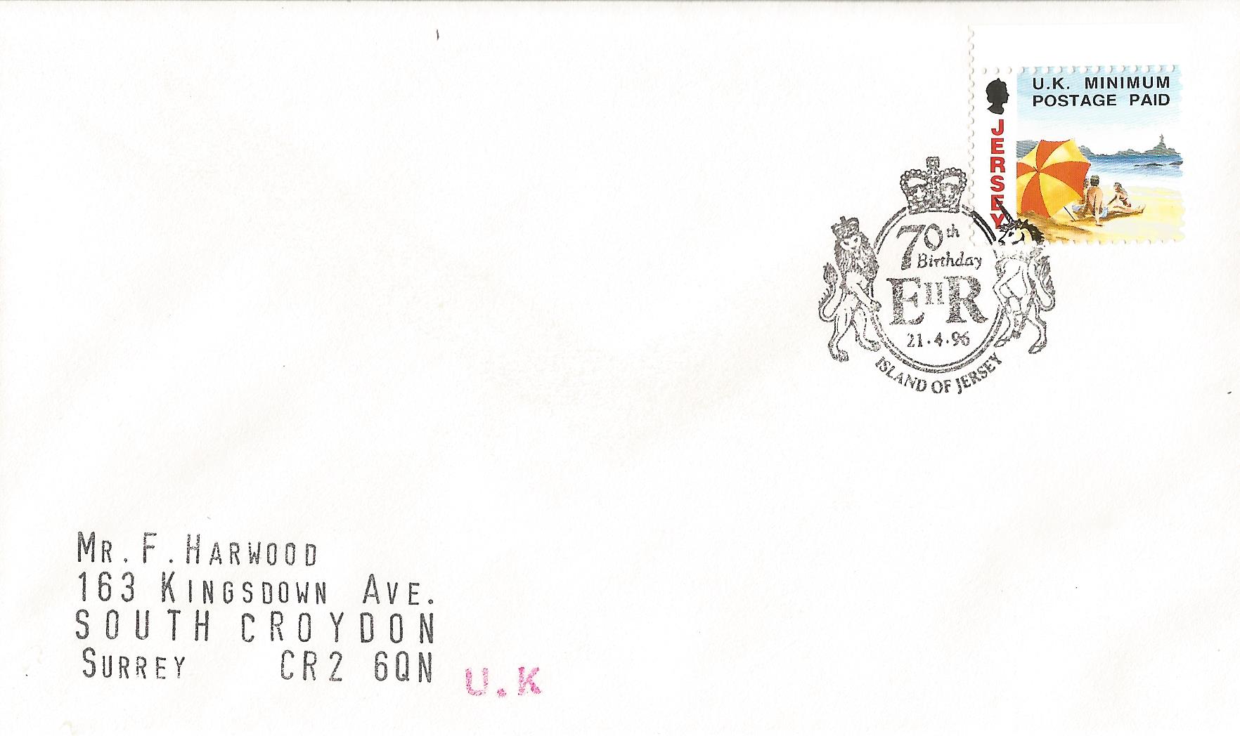 70th Birthday E II R Island of Jersey_J237
