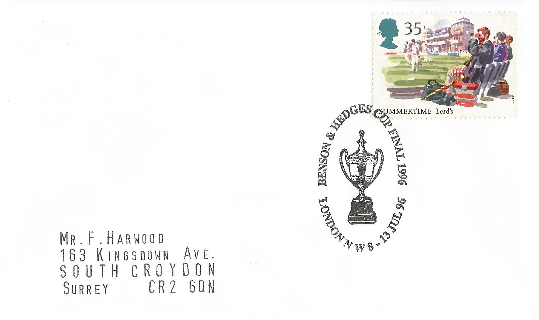 Benson & Hedges Cup Final 1996 London NW8_10192