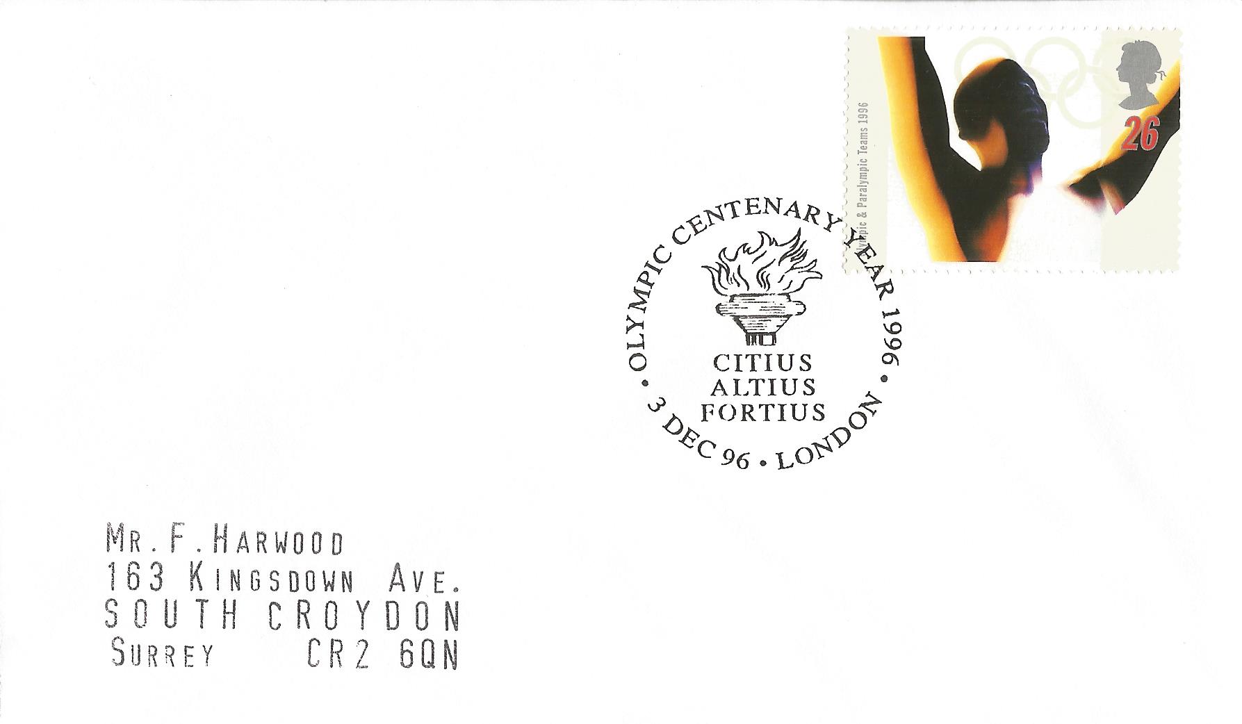Olympic Centenary Year 1996 Citius Altius Fortius London_10387