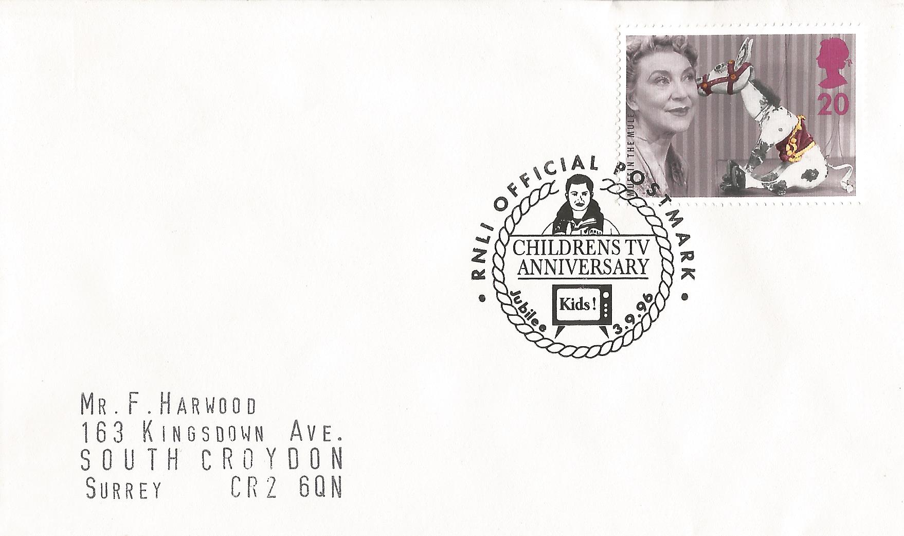 RNLI Official Postmark Children's TV Anniversary Kids! Jubilee_10278