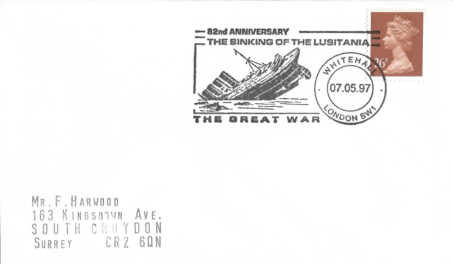 82nd Anniversary The Sinking of the Lusitania The Great War Whitehall London SW1_10525