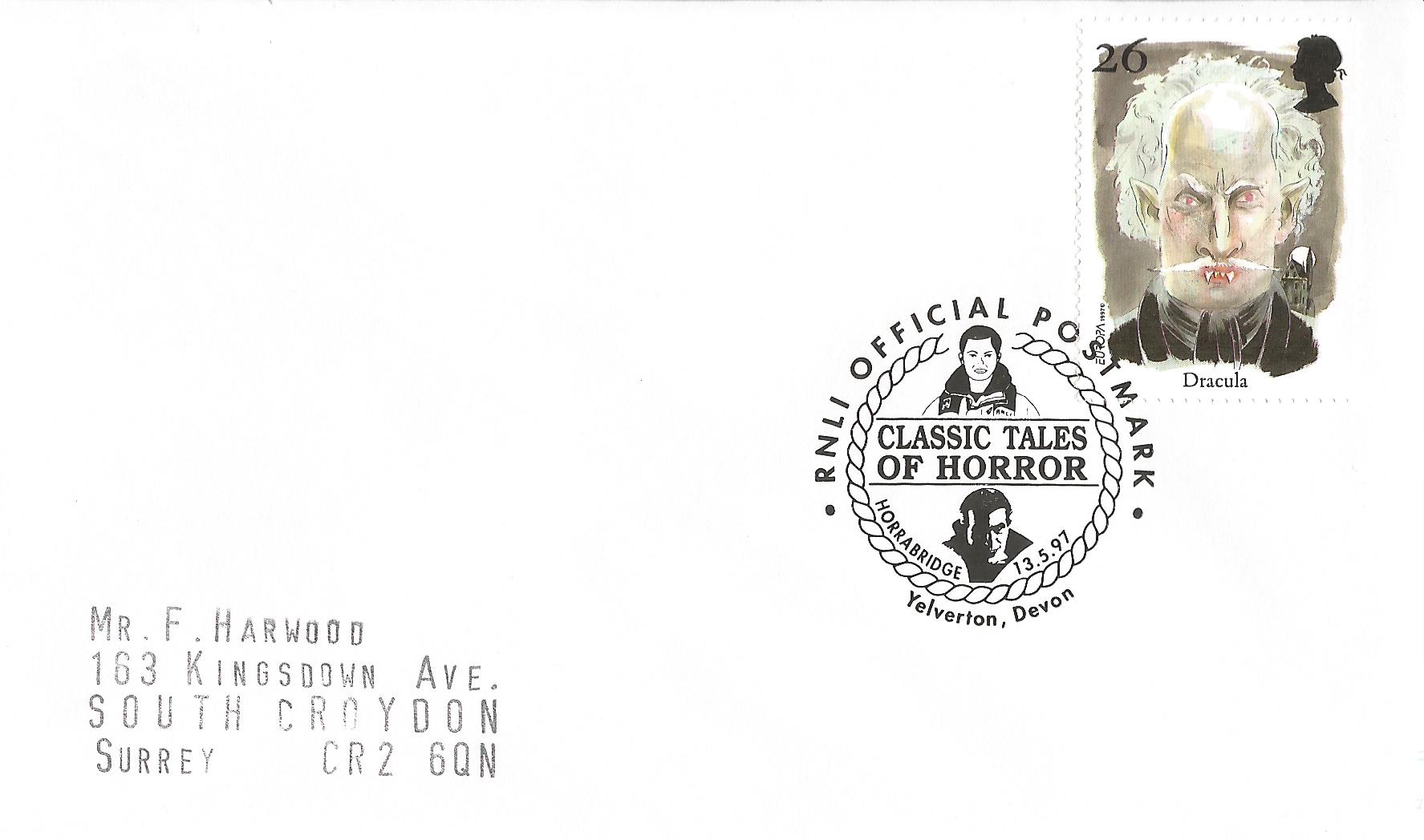 RNLI Official Postmark Classic Tales of Horror Horrabridge Yelverton Devon_10542