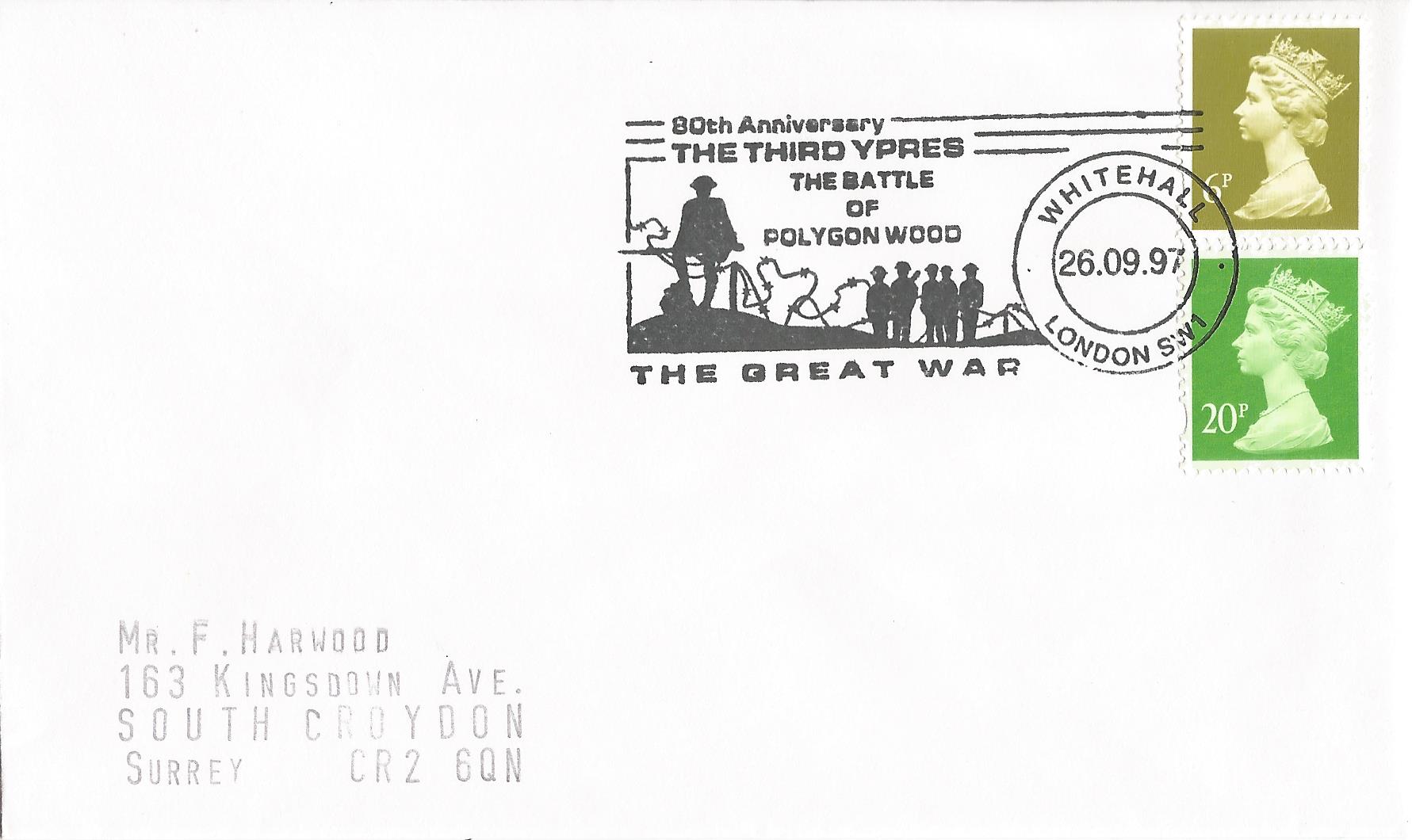 80th Anniversary The Great War The Third Ypres The Battle of Polygon Wood Whitehall London SW1_10772