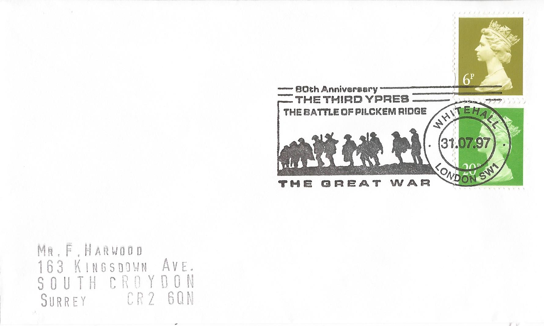 80th Anniversary The Third Ypres The Battle of Pilckem Ridge The Great War Whitehall London SW1_10686