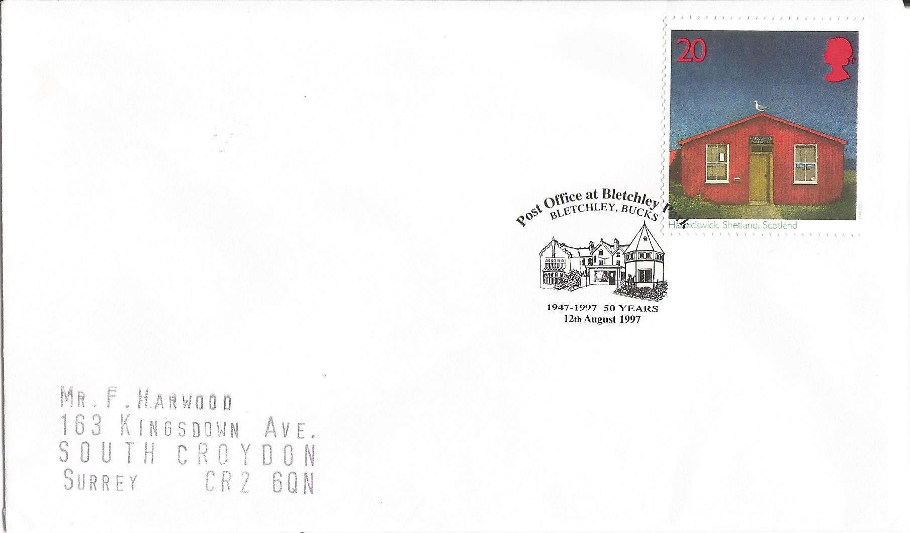Post Office at Bletchley Park 1947 - 1997 50 years Bletchley Bucks_10699
