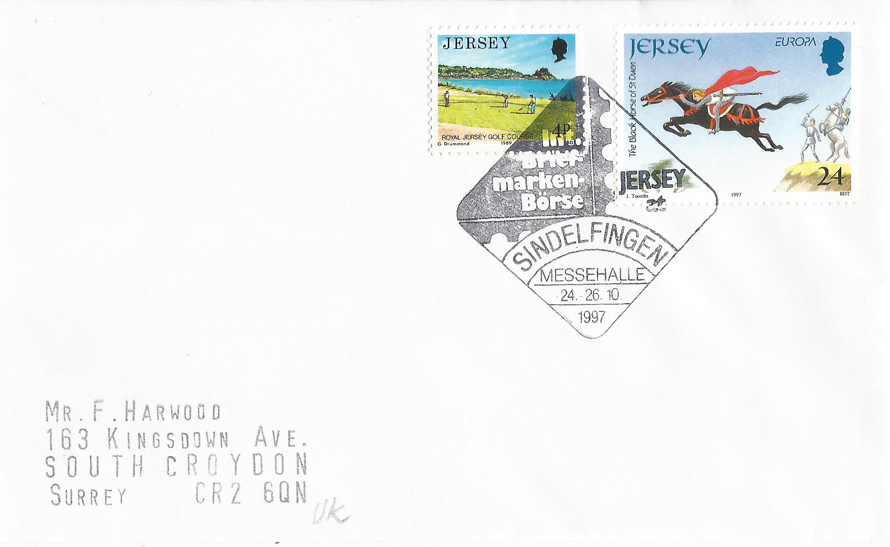 Int Briefmarken Borse Sindelfingen Messehalle Jersey_J257
