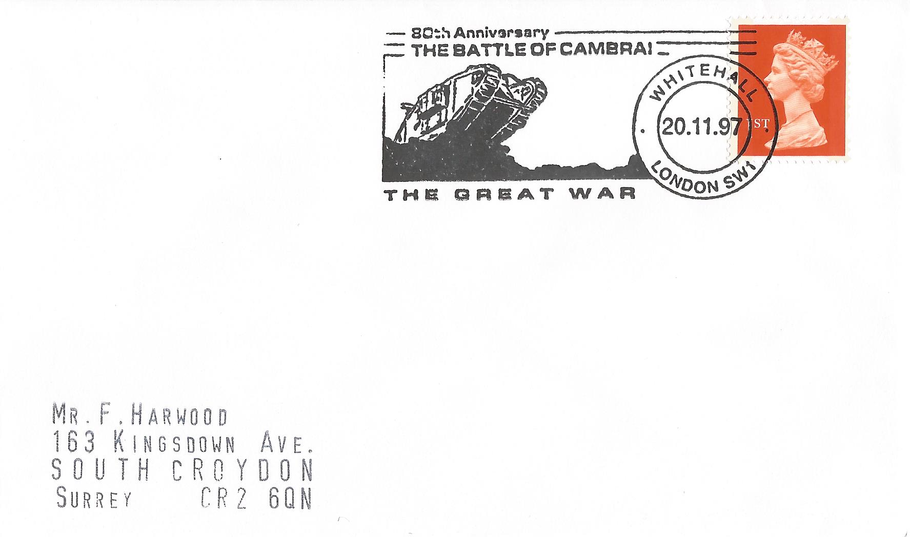80th Anniversary The Battle of Cambrai The Great War Whitehall London SW1_10890