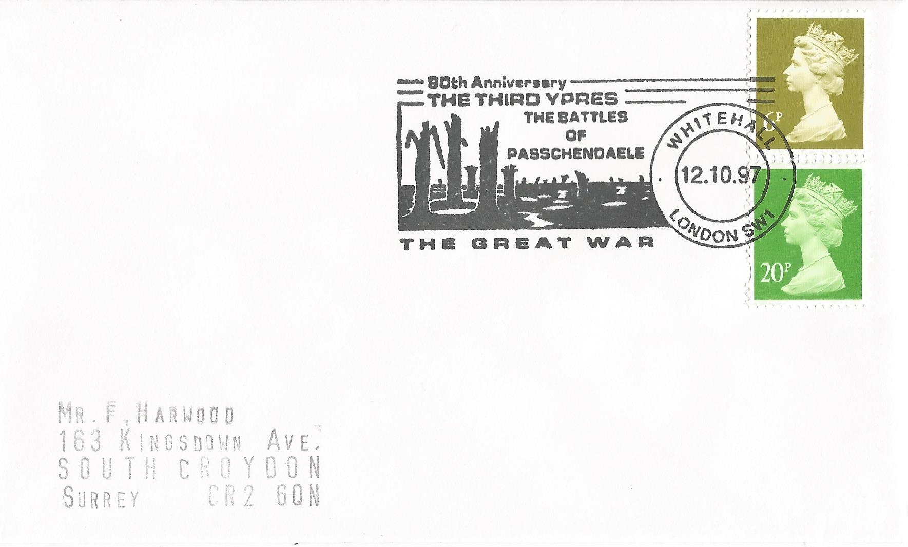 80th Anniversary The Great War The Third Ypres The Battle of Passchendaele Whitehall London SW1_10786