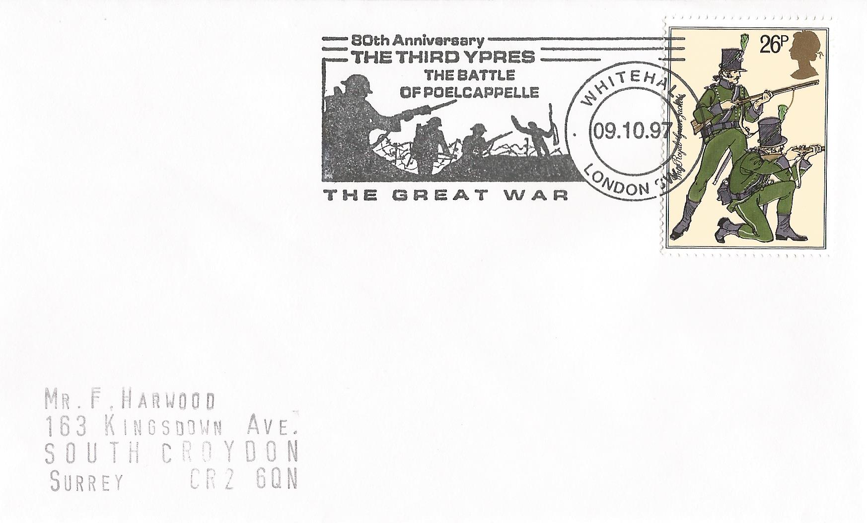 80th Anniversary The Great War The Third Ypres The Battle of Poelcappelle Whitehall London SW1_10783