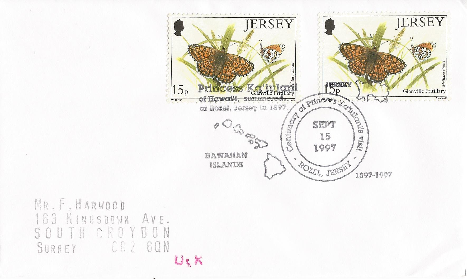 Centenary of Princes Xa'iulani's visit Rozel Jersey_J255