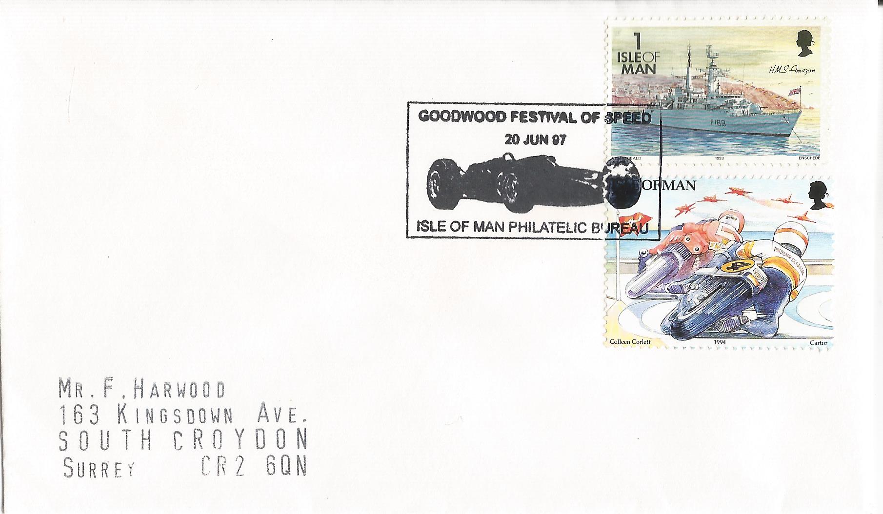 Goodwood Festival of Speed Isle of Man Philatelic Bureau_M349