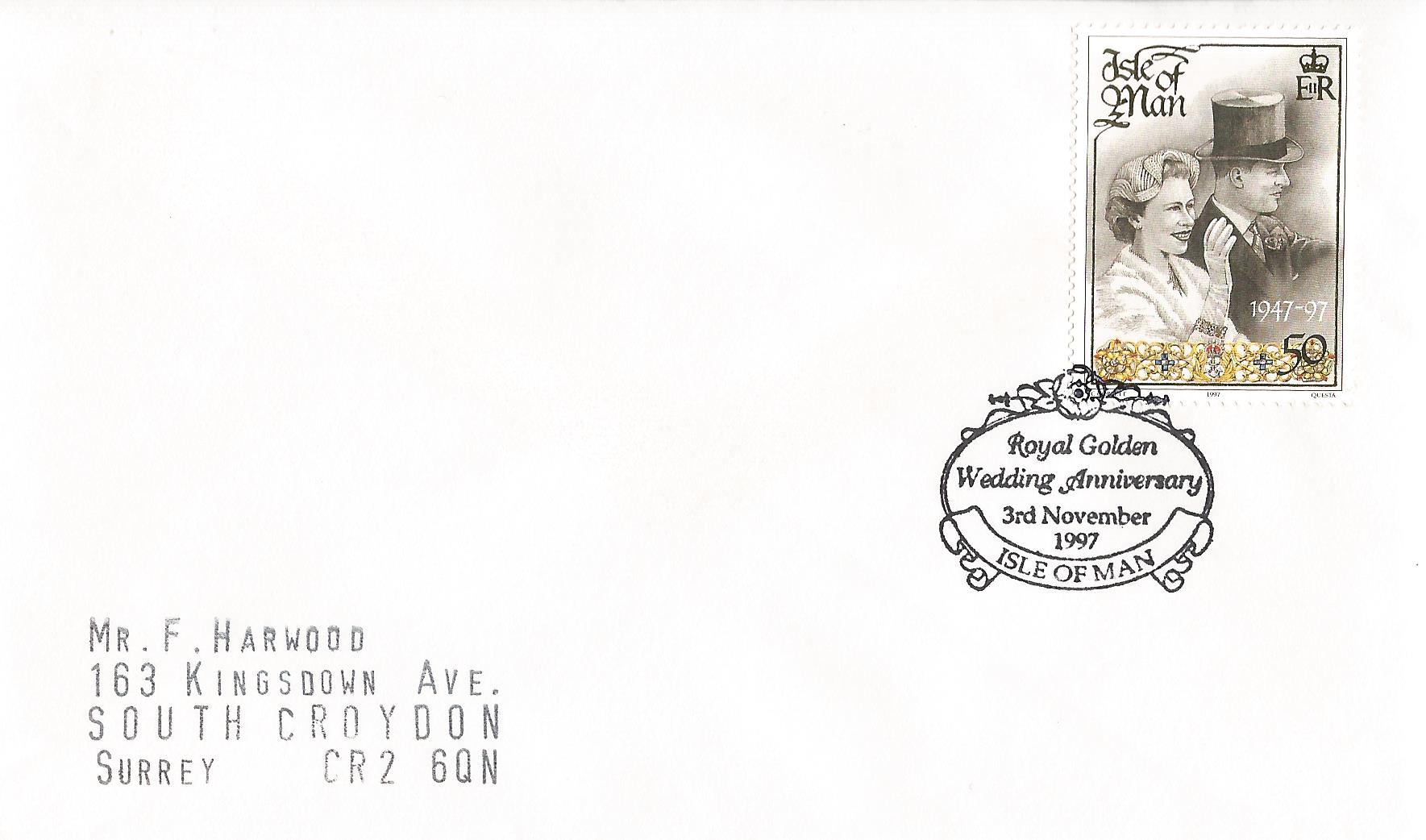 Royal Golden Wedding Anniversary Isle of Man_M358