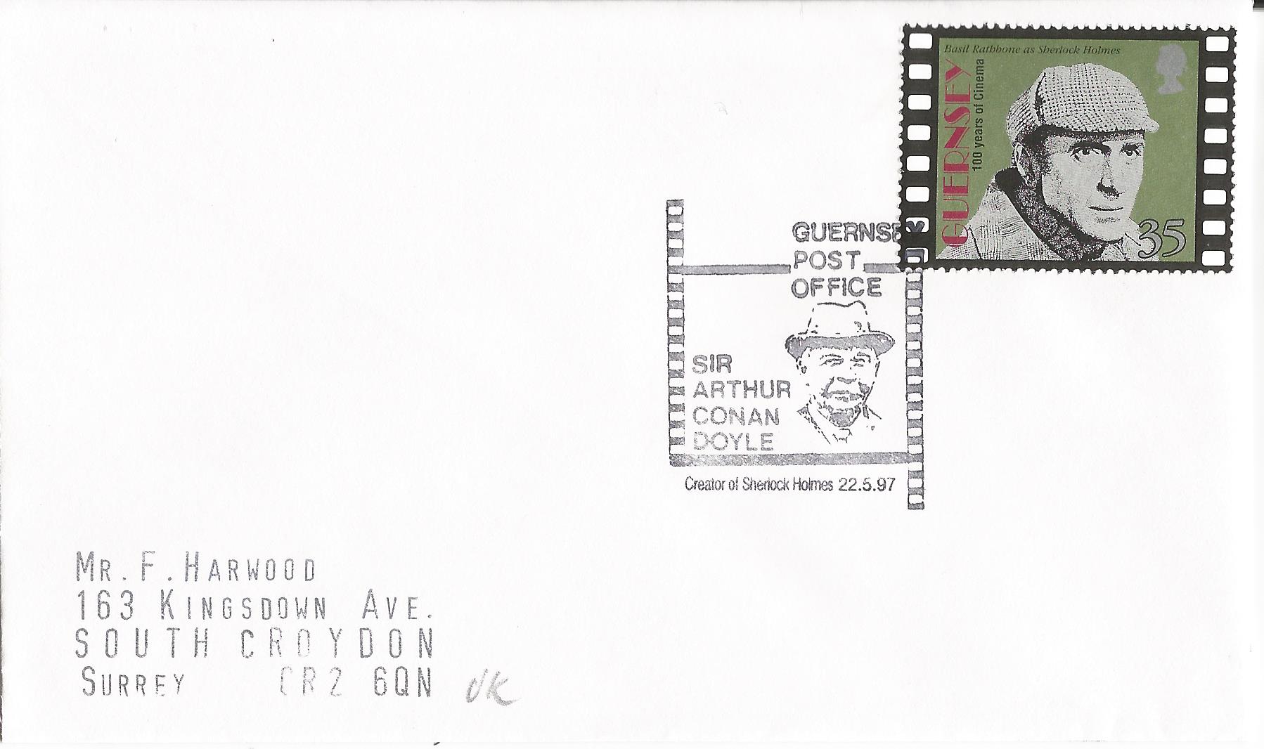 Sir Arthur Conan Doyle Creator of Sherlock Holmes Guernsey Post Office_G137