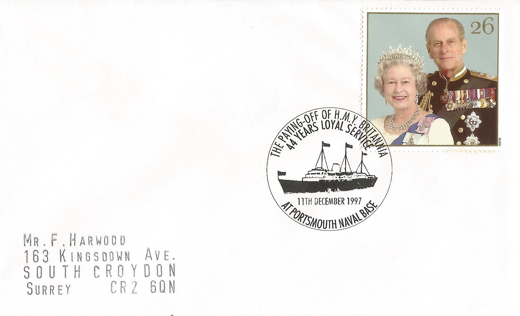 The Paying Off of H M Y Britannia 44 Years of Loyal Service at Portsmouth Naval Base_10903