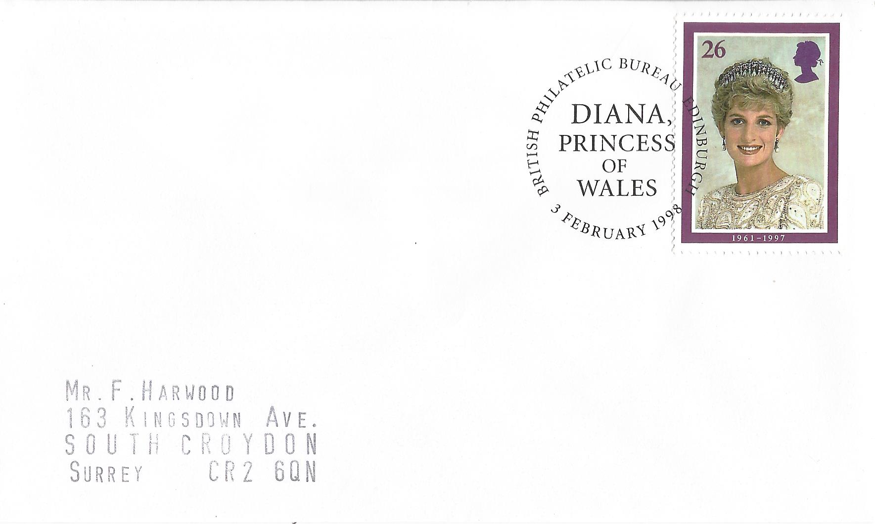 Diana Princess of Wales British Philatelic Bureau Edinburgh_10950