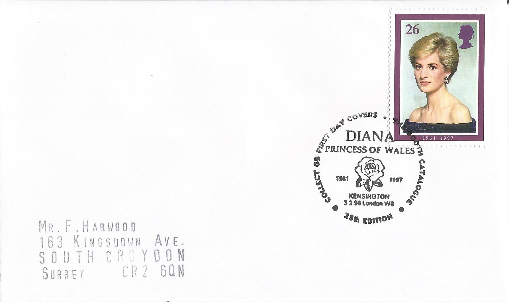 Diana Princess of Wales Collect GB First Day Covers The Booth Catalogue 25th Edition Kensington London W8_10969