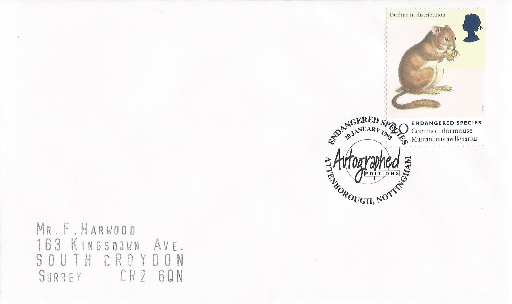 Endangered Species Autographed Editions Attenborough Nottingham_10926