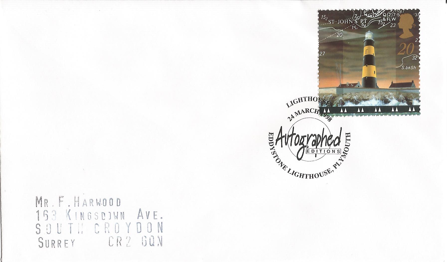 Lighthouses Autographed Editions Eddystone Lighthouse Plymouth_11085