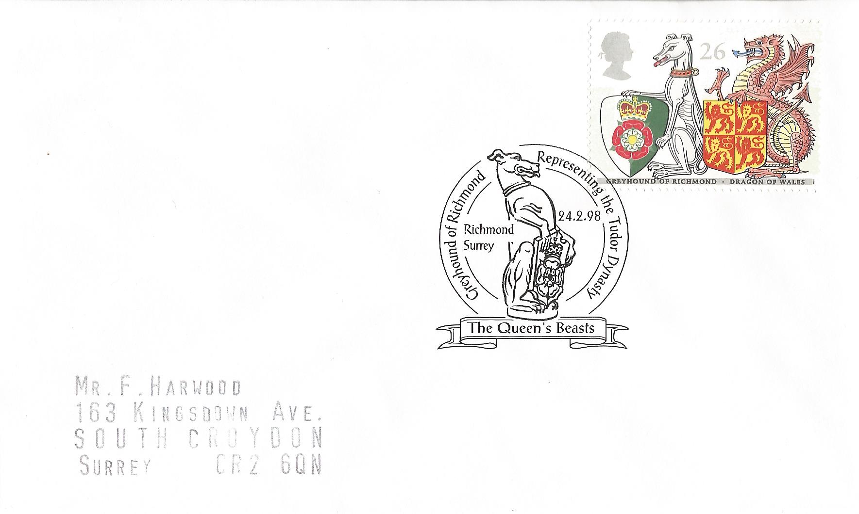 The Queen's Beasts Greyhound of Richmond Representing the Tudor Dynasty Richmond Surrey_11027