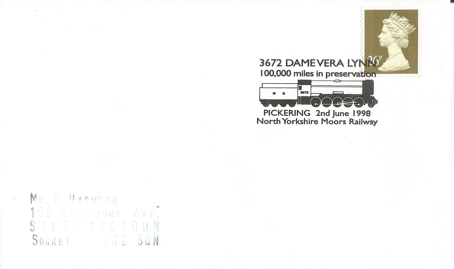 3672 Dame Vera Lynn 1000,000 miles in preservation North Yorkshire Moors Railway Pickering_11184