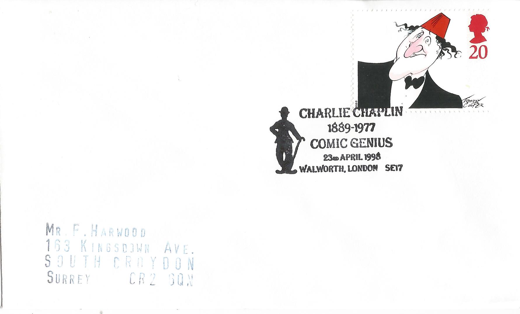 Charlie Chaplin 1889-1977 Comic Genius Walworth London SE17_11113