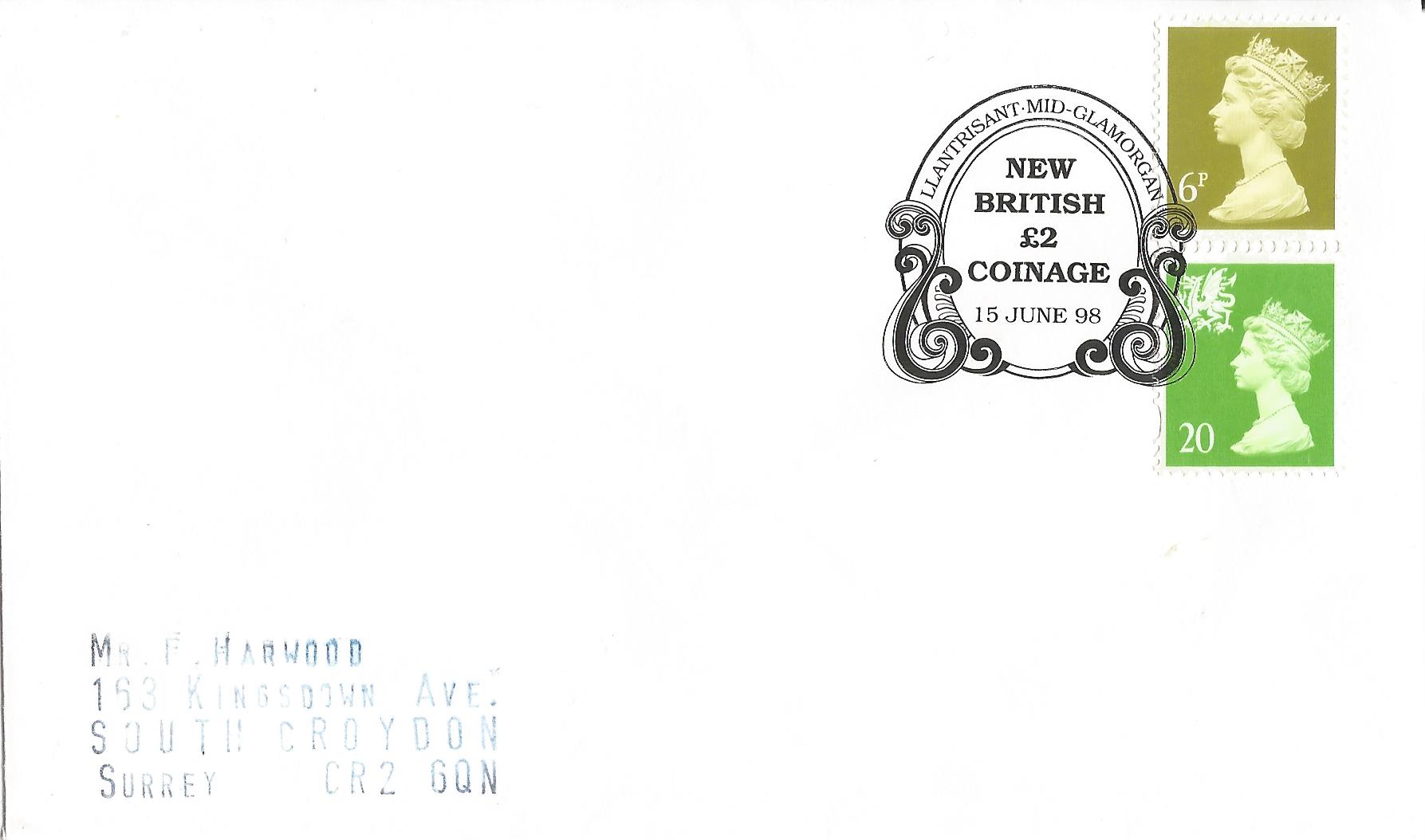 New British £2 Coinage Llantrisant Mid Glamorgan_11189