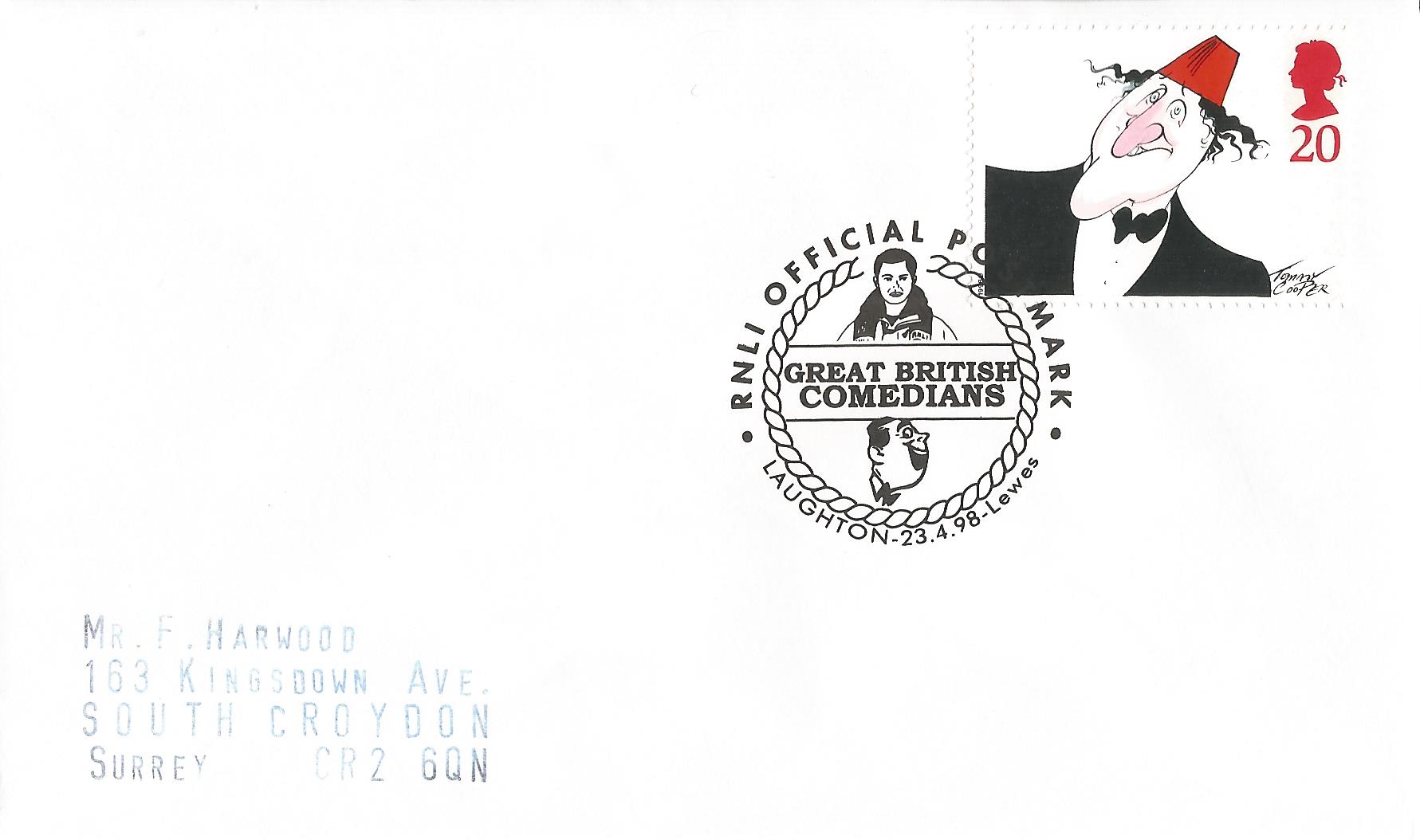 RNLI Official Postmark Great British Comedians Laughton_11135