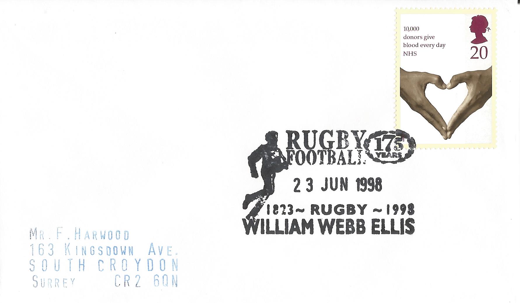 Rugby Football 175 years 1823 1998 William Webb Ellis Rugby_11227