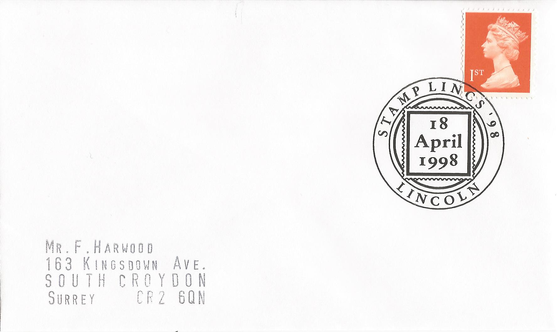 Stamp Lincs '98 Lincoln_11107