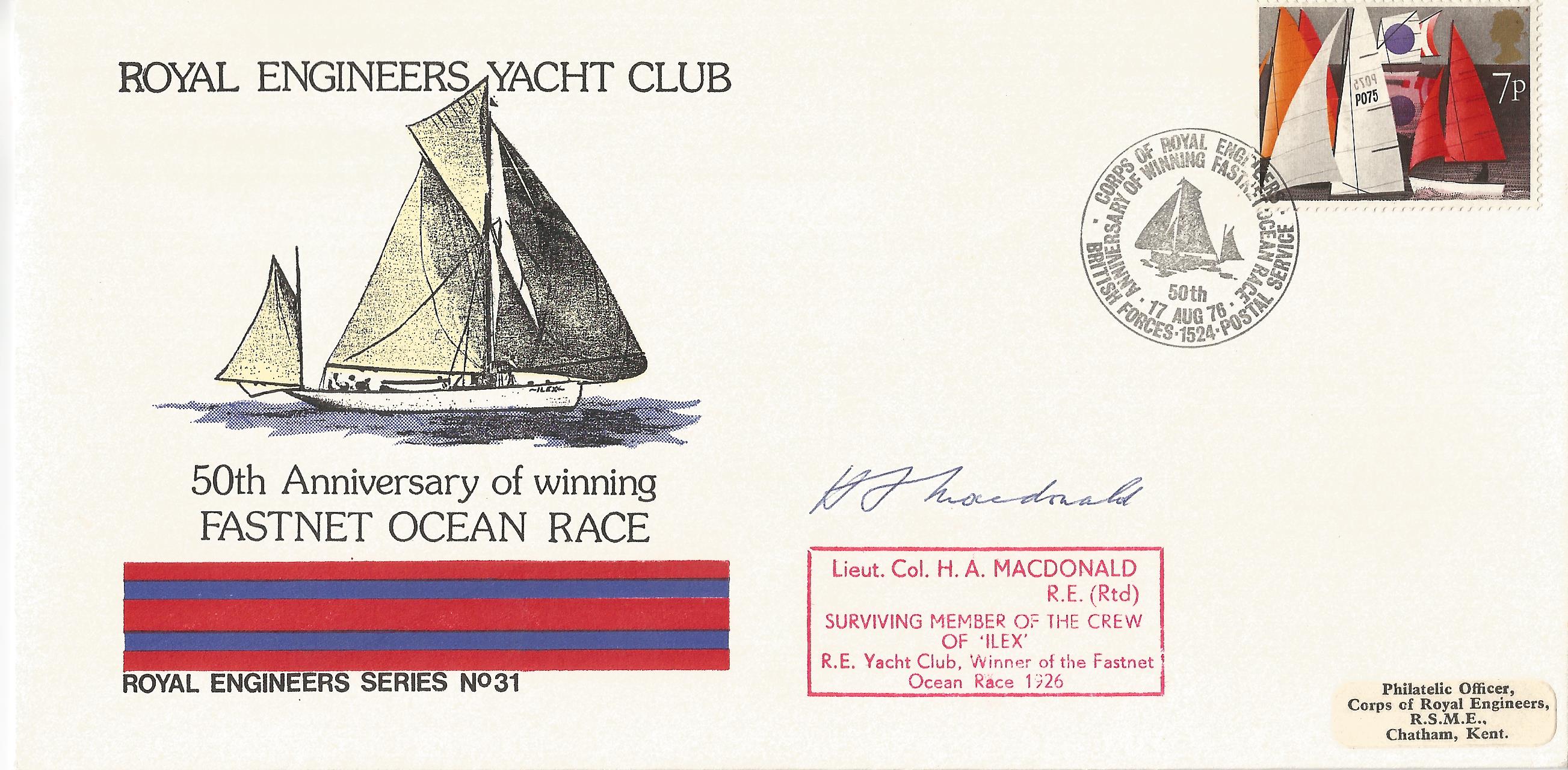 Corps of Royal Engineers 50th Anniversary of Winning Fastnet Ocean Race BFPS_3090