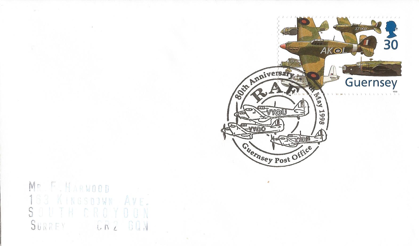 80th Anniversary RAF Guernsey Post Office_G144