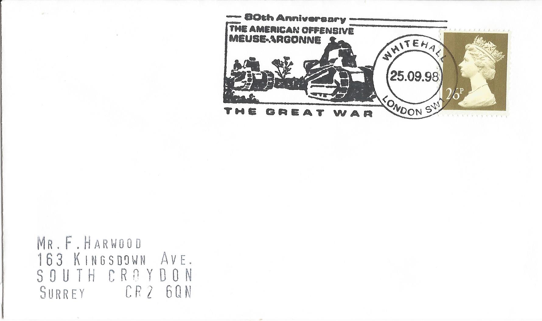 80th Anniversary the Great War The American Offensive Meuse Argonne Whitehall London SW1_11387