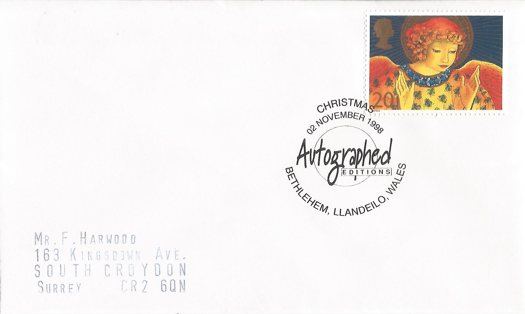 Christmas Autographed Editions Bethlehem Llandeilo Wales_11461