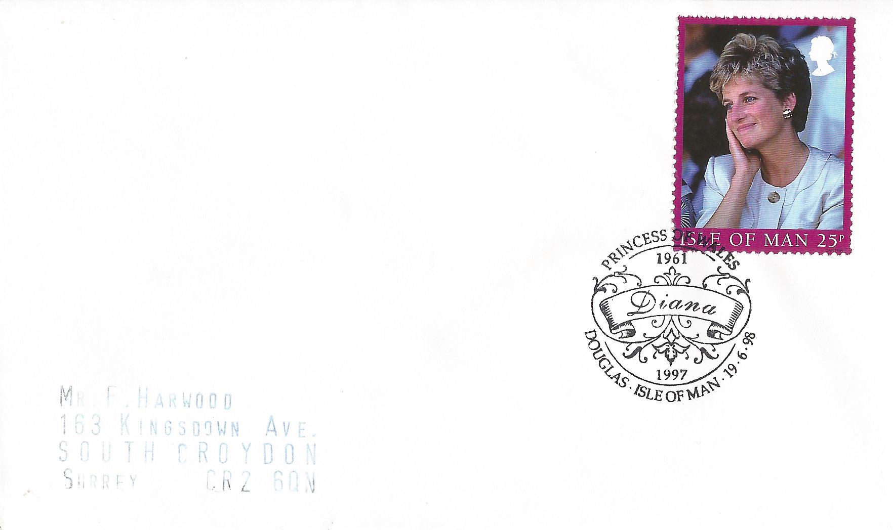Diana Princess of Wales 1961 1997 Douglas Isle of Man_M374
