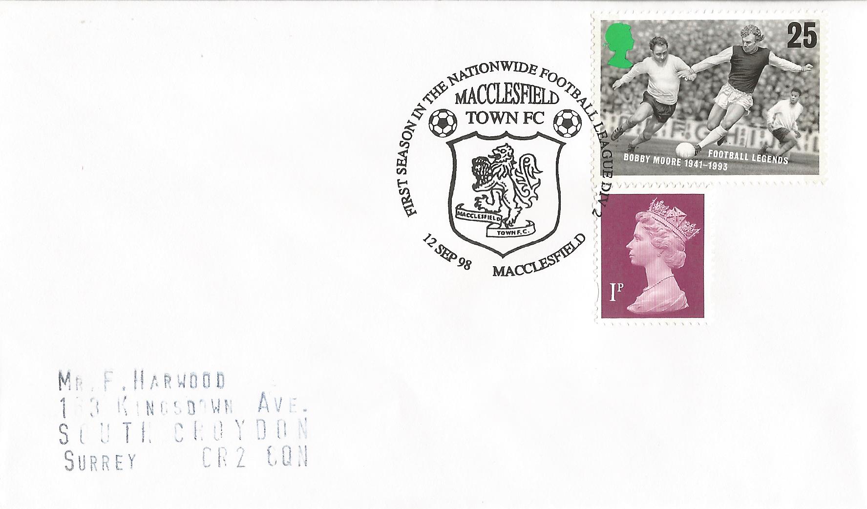 First Season in the Nationwide Football League Div 2 Macclesfield Town Macclesfield_11375