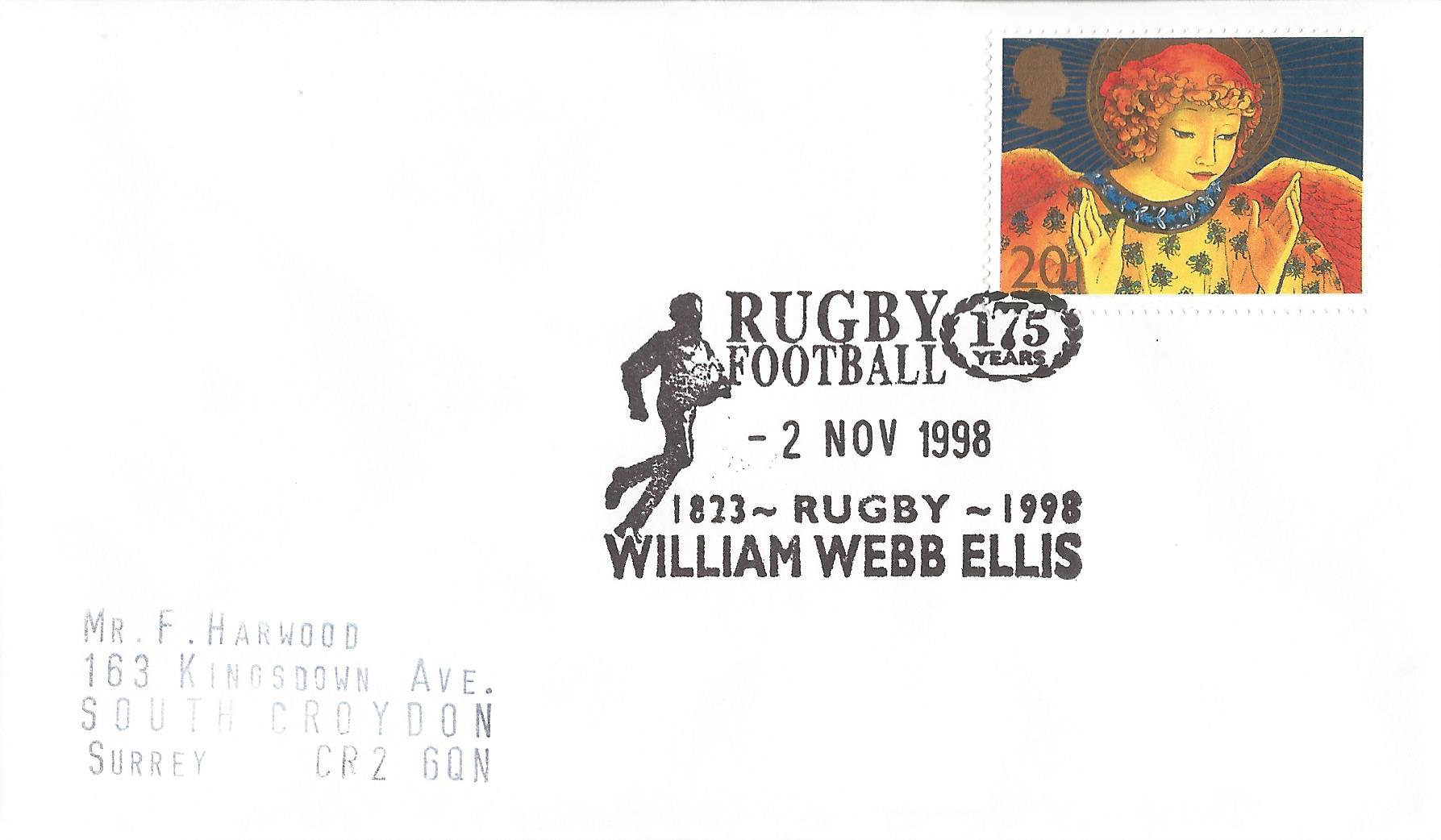 Rugby Football 175 years 1823 1998 William Webb Ellis Rugby_11478
