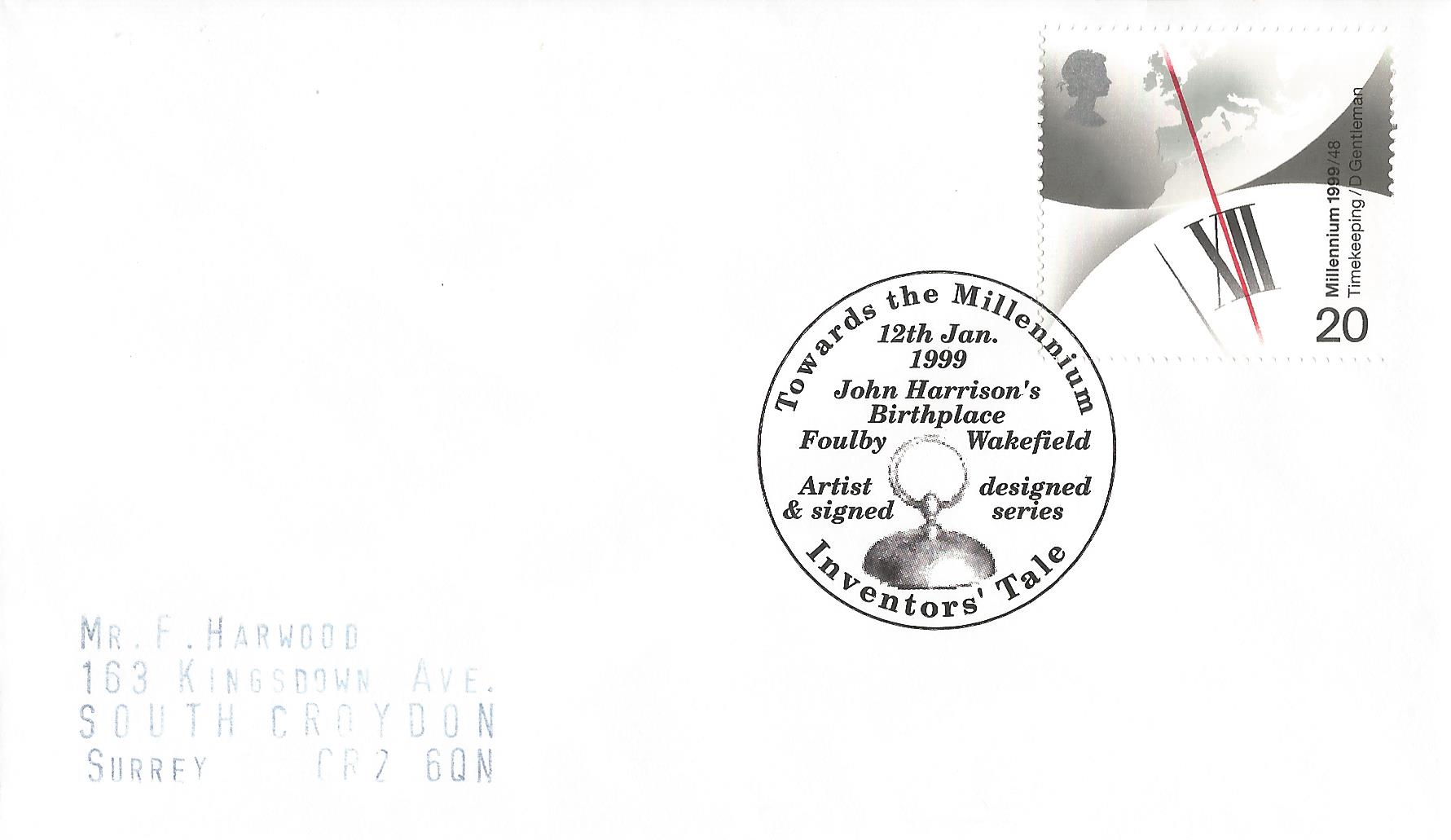 Inventors Tale Towards the Millennium Artist designed & signed series John Harrison's Birthplace Foulby Wakefield_11551