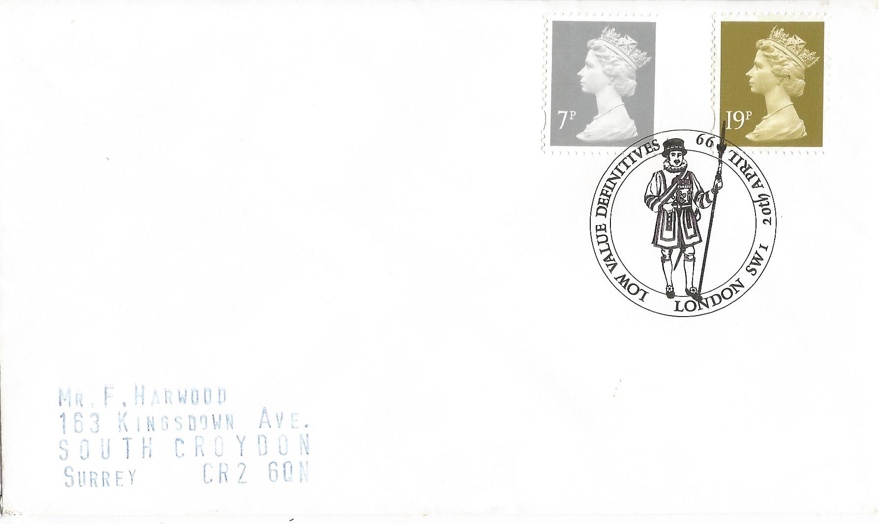 Low Value Definitives London SW1_11745
