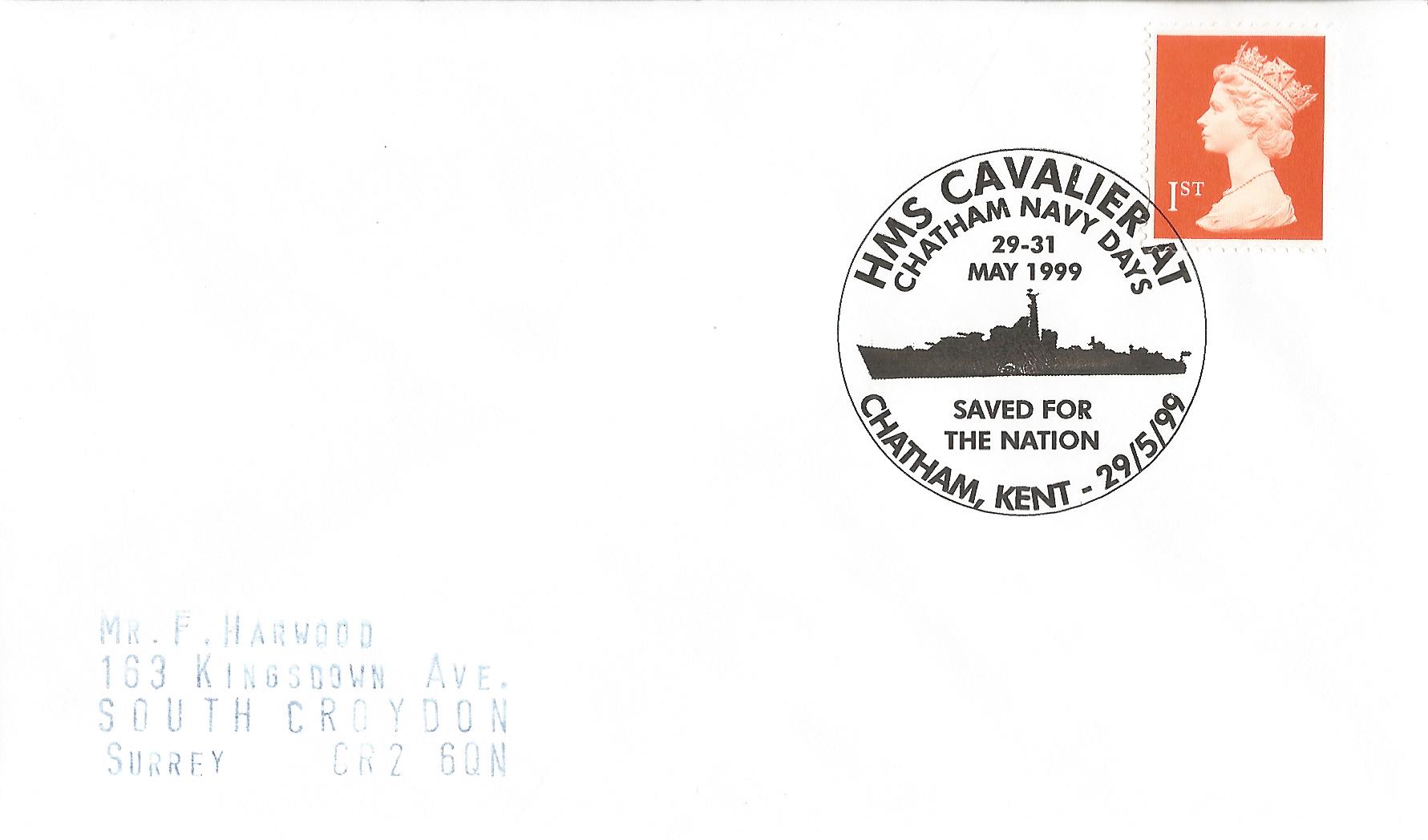 HMS Cavalier at Chatham Navy Days 29-31 May 1999 Saved for the Nation Chatham Kent_11834