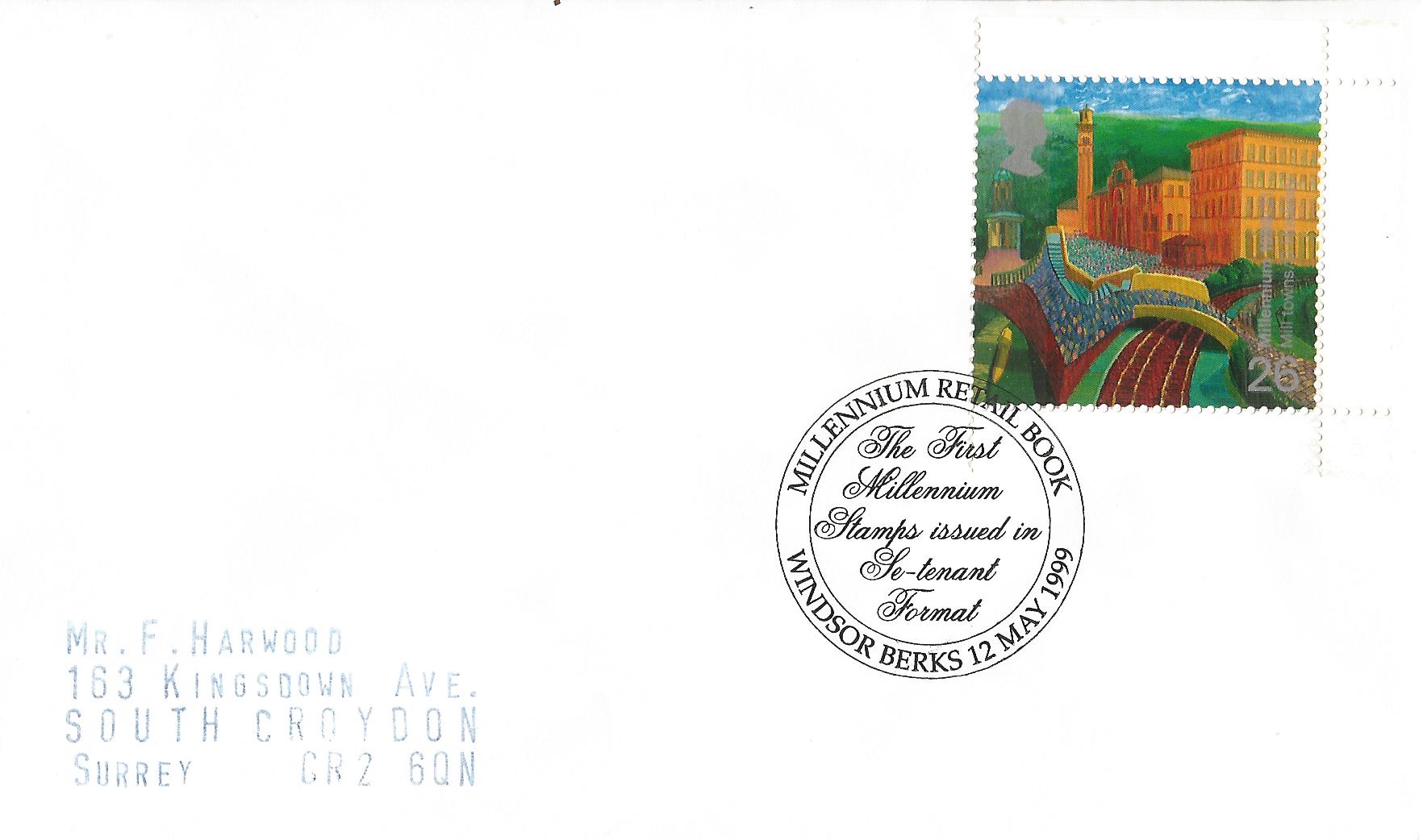 Millennium Retail Book The First Millennium stamps issued in Se-tenant Format Windsor Berks_11798