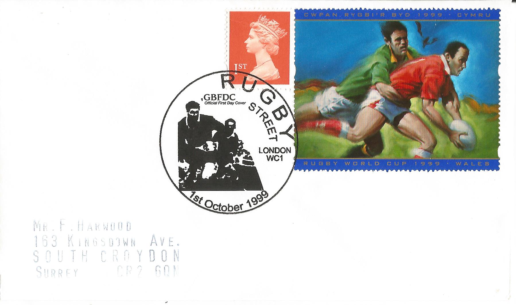 GBFDC Official First Day Cover Rugby Street London WC1_12112