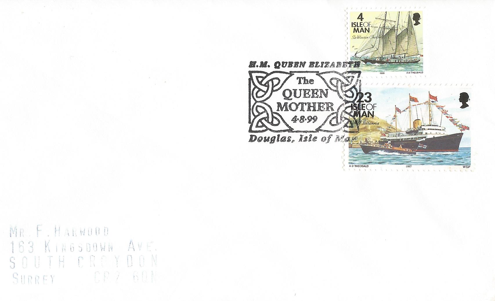 H M Queen Elizabeth The Queen Mother Douglas  Isle of Man_M400