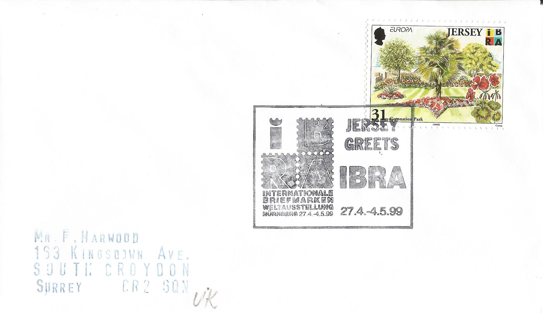 Jersey Greets IBRA Internationale Briefmarken Nurnberg_J272