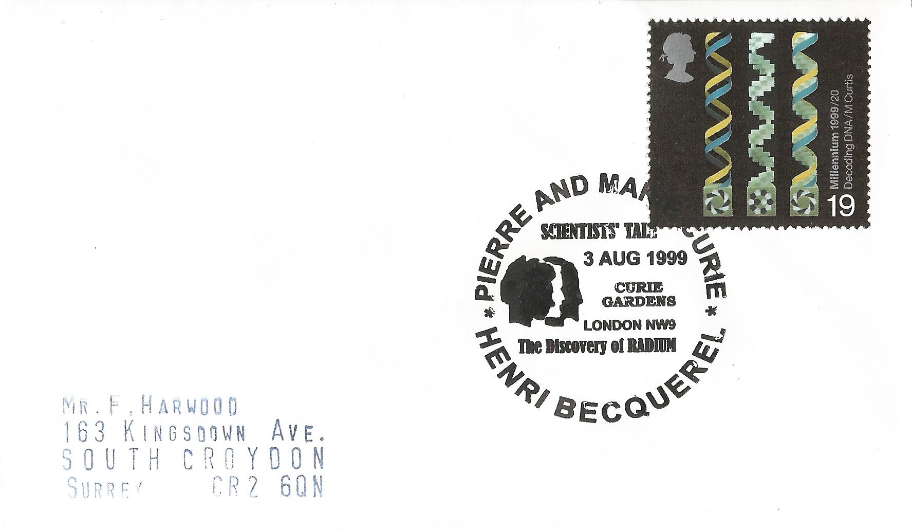 Pierre and Marie Curie Henri Becquerel Scientist Tale The Discovery of Radium Curie Gardens London NW9_11985
