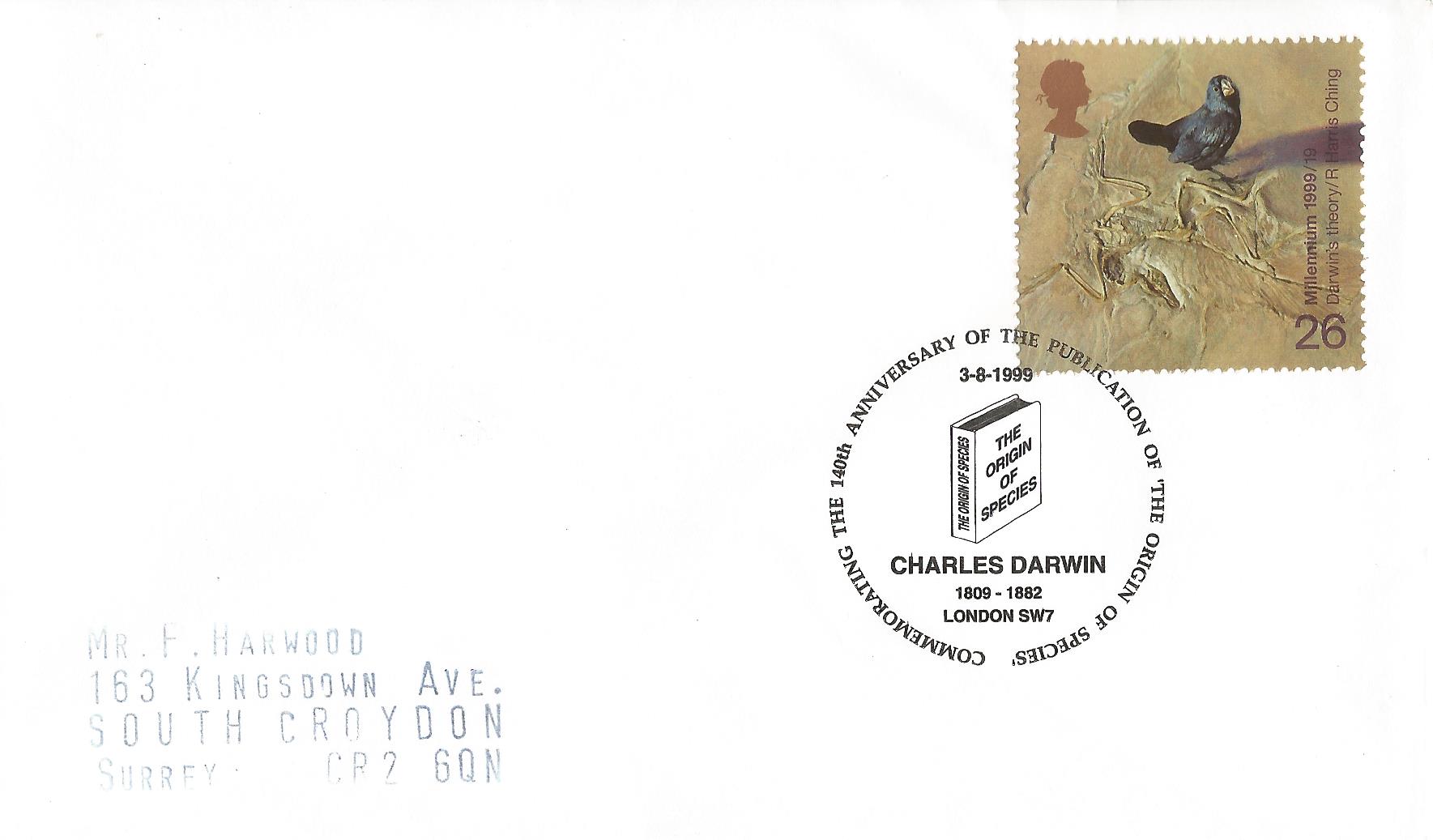 The 140th Anniversary of the Publication of The Origin of the Species Charles Darwin 1809-1882 London SW2_11995